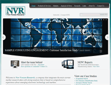 Tablet Screenshot of newventureresearch.com